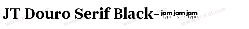 JT Douro Serif Black字体转换